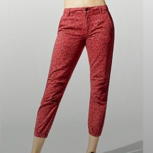 Sundry | REVOLVE Leopard Zip Jogger Sz 28 NWT